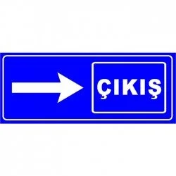 Otopark Yönlendirme Çıkış Levhası (Sağ)