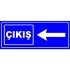 Otopark Yönlendirme Çıkış Levhası (Sol)