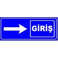 Otopark Yönlendirme Giriş Levhası (Sağ)