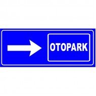 Otopark Yönlendirme Levhası (Sağ)