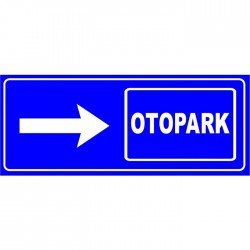 Otopark Yönlendirme Levhası (Sağ)