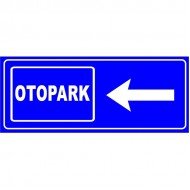 Otopark Yönlendirme Levhası (Sol)