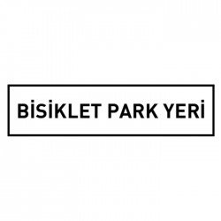 Bisiklet Park Yeri Levhası Trafik Tabelası