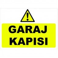 Garaj Kapısı Levhası