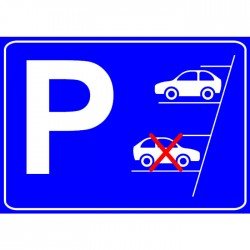 Lütfen Aracınızı Acil Çıkış Yönünde Park Ediniz Levhası
