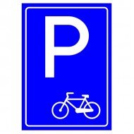 Bisiklet Park Yeri Levhası Trafik Tabelası