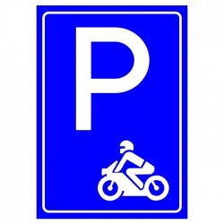 Motosiklet Park Yeri Levhası