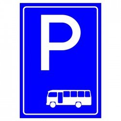 Minibüs Park Yeri Levhası Park Alanı Tabelası