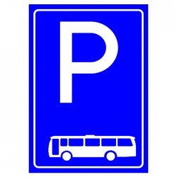Otobüs Park Yeri Levhası Park Alanı Tabelası