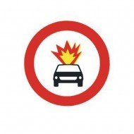 Patlayıcı Madde Taşıyan Araç Giremez