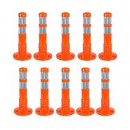 Esnek Şerit Ayırıcı Delinatör 45 cm (10 Adet)