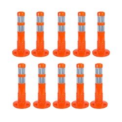 Esnek Şerit Ayırıcı Delinatör 45 cm (10 Adet)