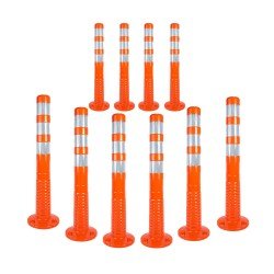 Esnek Şerit Ayırıcı Delinatör 75 cm (10 Adet)