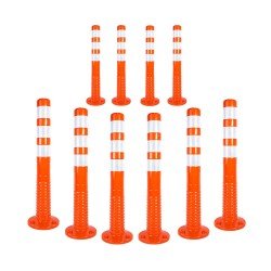 Esnek Şerit Ayırıcı Eko Delinatör 75 cm (10 Adet)