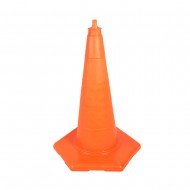 52 cm Kırılmaz Trafik Konisi 1,7 Kg (Reflektifsiz)
