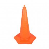 75 cm Kırılmaz Trafik Konisi 1,5 Kg (Reflektifsiz)