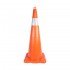 90 cm Kırılmaz Trafik Konisi  (Tek Reflektifli)