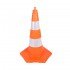 75 cm Kırılmaz Trafik Konisi 2,0 Kg (Çift Reflektifli)
