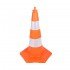 75 cm Kırılmaz Trafik Konisi 3,0 Kg (Çift Reflektifli)