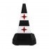 Kedi Gözlü Trafik Konisi (Siyah Beyaz)