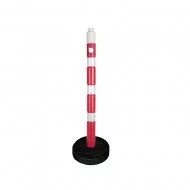 Dubalı Uyarı Dikme 60 mm (Kauçuk Taban)