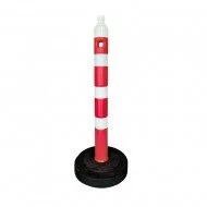 Dubalı Uyarı Dikme 90 mm (Kauçuk Taban)