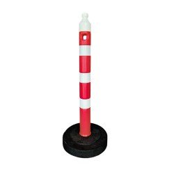 Dubalı Uyarı Dikme 90 mm (Kauçuk Taban)