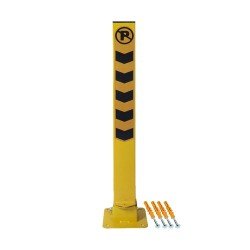 Kilitli Yatar Otopark Direği (8x8 cm)