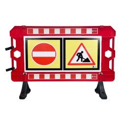 Panel Bariyer 150 cm (Baskılı Levhalı)