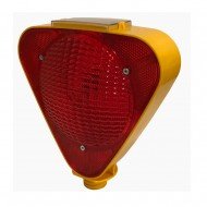 Solar Ledli Flaşör Lamba (Kırmızı)