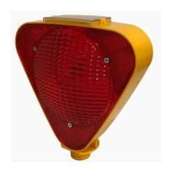 Solar Ledli Flaşör Lamba (Kırmızı)