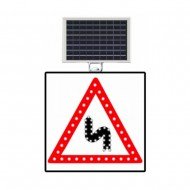 Güneş Enerjili (Solar) Ledli Sola Devamlı Viraj 60x60 cm