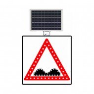 Güneş Enerjili (Solar) Ledli Kasis Levhası 60x60 cm