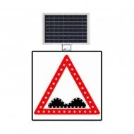 Güneş Enerjili (Solar) Ledli Kasis Levhası 60x60 cm