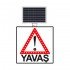 Güneş Enerjili (Solar) Ledli Yavaş Levhası 60x60 cm