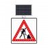 Güneş Enerjili (Solar) Ledli Çalışma Var Levhası 60x60 cm