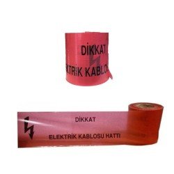 Elektrik İkaz Şeridi Bant 250 Metre (15 cm)