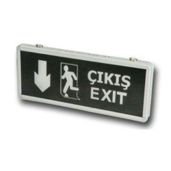 Ledli Acil Durum Yönlendirme Armatürü (Aşağı Yön) 