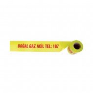 Doğalgaz İkaz Şeridi Bant 250 Metre (20 cm)