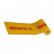 Doğalgaz İkaz Şeridi Bant 250 Metre (40 cm)