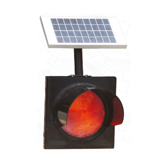 Güneş Enerjili Ledli Trafik Levhaları - Power Ledli Flaşör 300 (Kırmızı)