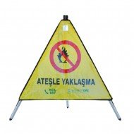 Üçgen Reflektör Ateşle Yaklaşma (Ayaklı)