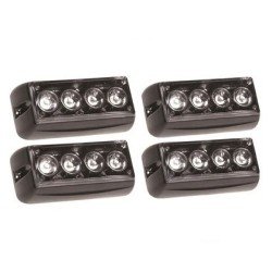 Panjur İkaz Lambası 4 Ledli Beyaz (4 Adet)