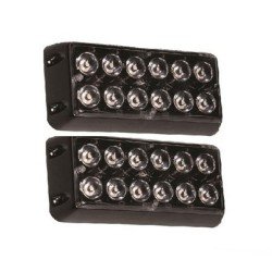 Panjur İkaz Lambası 12 Ledli Beyaz (2 Adet)