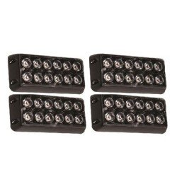 Panjur İkaz Lambası 12 Ledli Beyaz (4 Adet)