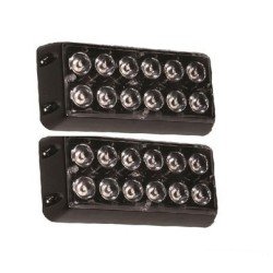 Panjur İkaz Lambası 12 Ledli Sarı (2 Adet)