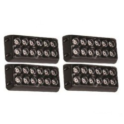 Panjur İkaz Lambası 12 Ledli Sarı (4 Adet)