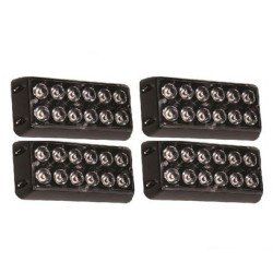 Panjur İkaz Lambası 12 Ledli Yeşil (4 Adet)