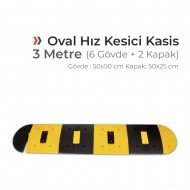 Oval Yol Kasis Seti 50x50 cm (3 Metre)