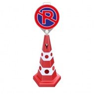 Kedi Gözlü Reklam Konisi 650 MM + Park Yapılmaz Tabela